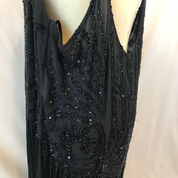 Scala Black Sequin Midi Dress - Picture 7 of 11